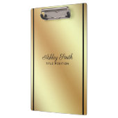 Eenvoudige gouden achtergrond klembord (Links)