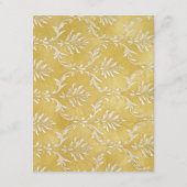 Eenvoudige gouden bruiloft Details Christelijke Cr Informatiekaartje (Achterkant)