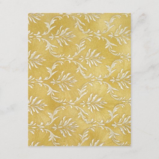 Eenvoudige gouden bruiloft Details Christelijke Cr Informatiekaartje (Achterkant)