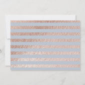 Eenvoudige Gouden en Blauwe Blokfoto Sla de Datum  Save The Date (Achterkant)