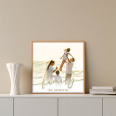 Eenvoudige gouden kalligrafie Script familie typog Foto Afdruk