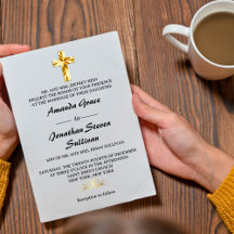 Eenvoudige Gouden Kerstnacht Christelijk Kruis Bru