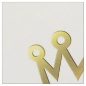 Eenvoudige Gouden Kroon Stof Sample (Close Up)