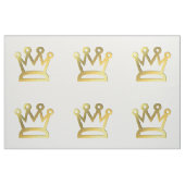 Eenvoudige Gouden Kroon Stof Sample (Fat Quarter)