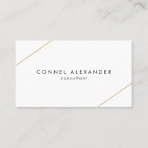 Eenvoudige gouden lijnen Modern