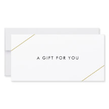 Eenvoudige Gouden Lijnen Moderne Zakelijke Cadeaub