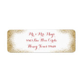 Eenvoudige gouden rand etiket (Voorkant)
