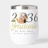 Eenvoudige gouden script Mode één foto Afstuderen