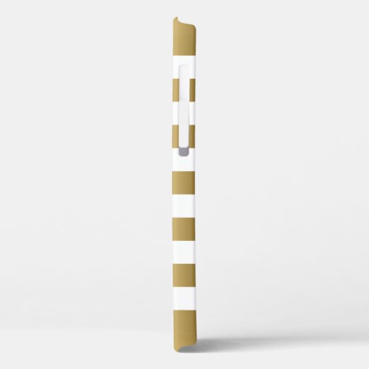 Eenvoudige gouden strepen op witte achtergrond Case-Mate iPhone case