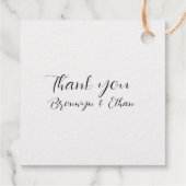 Eenvoudige gouden zeeschelpen Favor Bedankjes Labels (Achterkant)