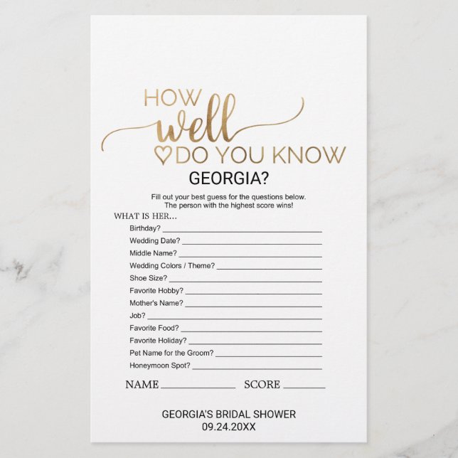 Eenvoudige goudkalligrafie wat er in je koopgame z (Voorkant)