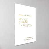 Eenvoudige goudolie - hedendaagse moderne bruiloft folie afdrukken (Laagn)