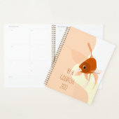 Eenvoudige goudvissen Minimale vectorillustratie Planner (Display)