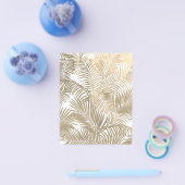 Eenvoudige goudwaterverf moderne tropische palmboo flyer (Enkel)