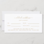 Eenvoudige grafische Blush roze Gold Hair Stylist- (Achterkant)