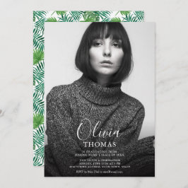 Eenvoudige grafische fotograafpartij nodigt kaart