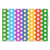 Eenvoudige grafische kaart - Exotic Happy Pattern (Voorkant Horizontaal)