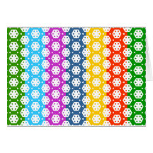 Eenvoudige grafische kaart - Exotic Happy Pattern