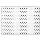 Eenvoudige grafische monochromatische kerstster tafelkleed (Voorkant (Horizontaal))