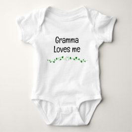 Eenvoudige gramma houdt van me baby undies romper