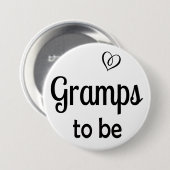 Eenvoudige Gramps om Button Baby shower Pin (Voorkant /achterkant)