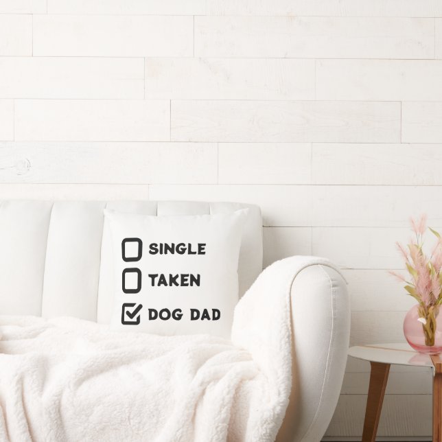 Eenvoudige grappige checkbox single, meegenomen, h kussen (Bank)