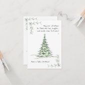 Eenvoudige grappige groet Xmas vakantie aangepaste Kaart (Voorkant / Achterkant in situ)