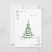 Eenvoudige grappige groet Xmas vakantie aangepaste Kaart (Achterkant)