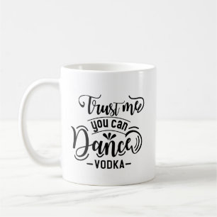 Eenvoudige Grappige Quote Dans Zwarte Typografie S Koffiemok