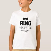 Eenvoudige Grappige Ring Beveiliging Bruiloft Favo T-shirt (Voorkant)