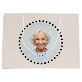 Eenvoudige Grappige Schattigee bewerkbare Ronde Fo Groot Cadeauzakje