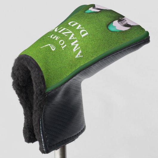Eenvoudige Grappige Vaderdag Custom Beste Putter Golfheadcover (3/4 voorkant)