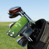Eenvoudige Grappige Vaderdag Custom Beste Putter Golfheadcover (Insitu)