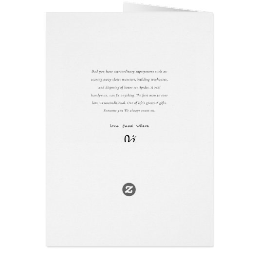 Eenvoudige grappige vaders dag zijnde mijn vader f (Achterkant)