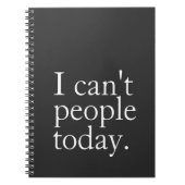 Eenvoudige grappigheid die ik vandaag niet kan cit notitieboek (Voorkant)