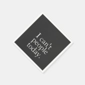 Eenvoudige grappigheid die ik vandaag niet kan cit servet (Hoek)