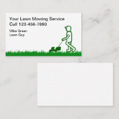 Eenvoudige grasgras visitekaartje (Voorkant / Achterkant)