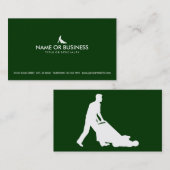 eenvoudige grasmaaien visitekaartje (Voorkant / Achterkant)