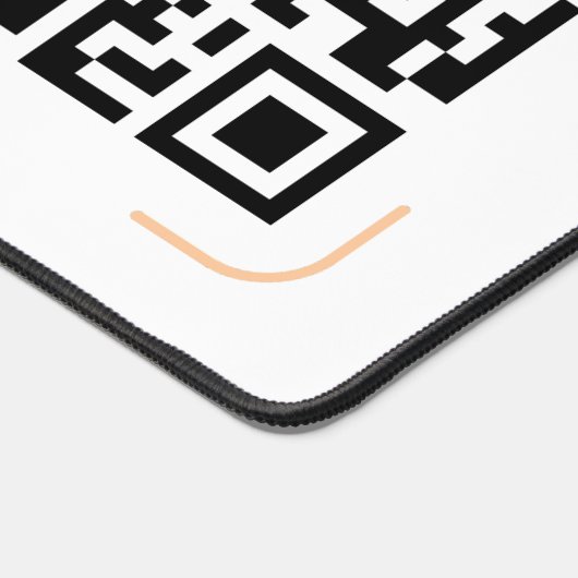Eenvoudige gratis Wi-Fi QR-code Bureaumat (Hoek)
