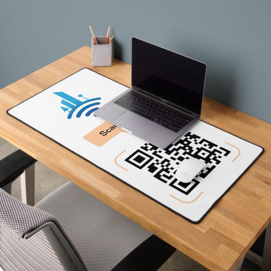 Eenvoudige gratis Wi-Fi QR-code Bureaumat (Kantoor 2)