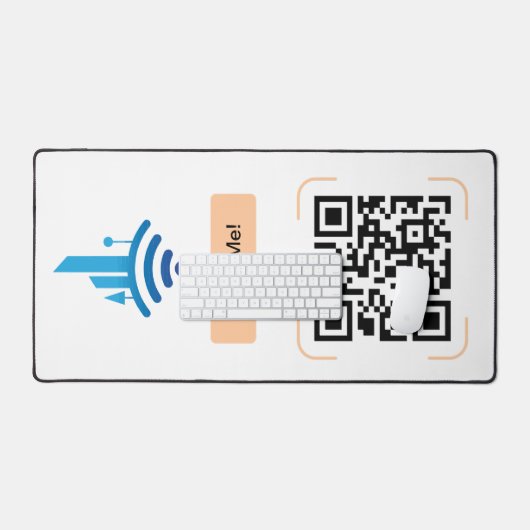 Eenvoudige gratis Wi-Fi QR-code Bureaumat (Keyboard & Muis)