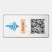 Eenvoudige gratis Wi-Fi QR-code Bureaumat (Voorkant)