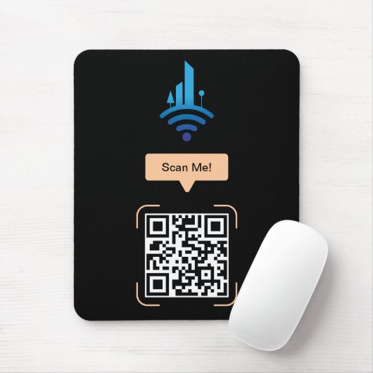 Eenvoudige gratis Wi-Fi QR-code Muismat (Met muis)