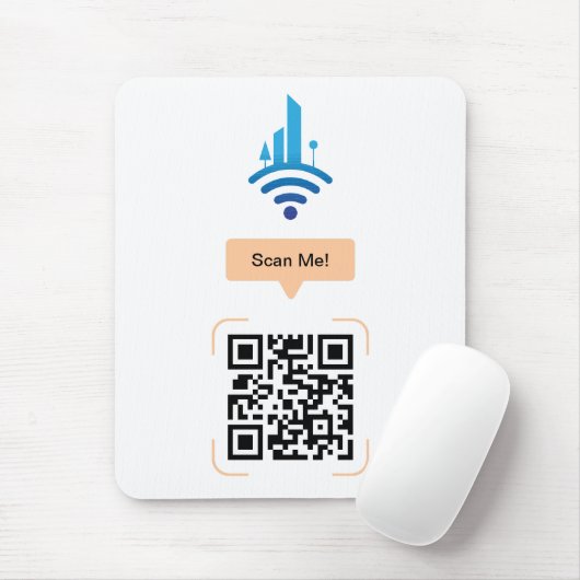 Eenvoudige gratis Wi-Fi QR-code Muismat (Met muis)