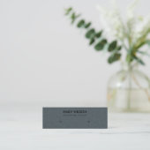 EENVOUDIGE GRAY KRAFT RUSTIC STUD EARRING DISPLAY  MINI VISITEKAARTJE (Staand voorkant)