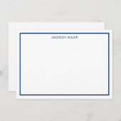 Eenvoudige grenszeemacht Dank je kaart (Voorkant / Achterkant)