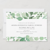 Eenvoudige Griekse bruiloft 4197 Kaart (Voorkant)