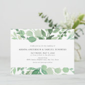 Eenvoudige Griekse bruiloft 4197 Kaart (Staand voorkant)