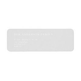 Eenvoudige grijze en witte moderne kalligrafie Ret Etiket