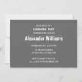 Eenvoudige grijze fotograaf kaart (Achterkant)